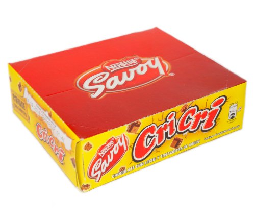 Chocolate Cri Cri Savoy Caja 12 un x 27gr 324 gr - El crujiente sabor de Venezuela 