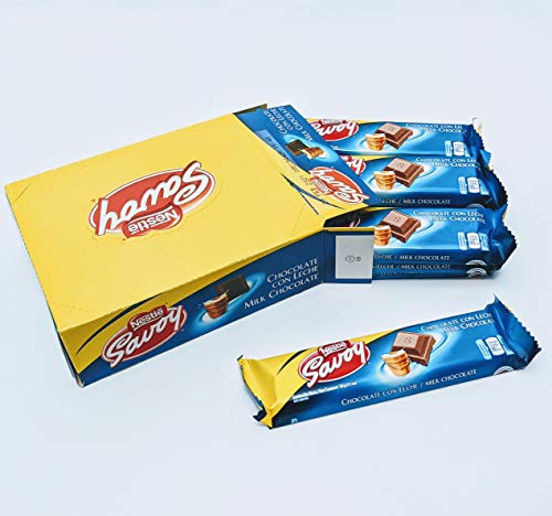 Chocolate de Leche Savoy Caja 12 x 30 gr - El dulce sabor de Venezuela  
