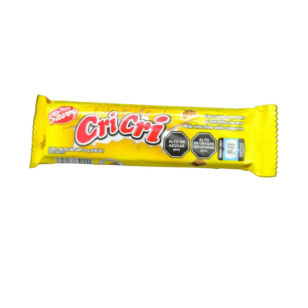 Chocolate Cri Cri Savoy (27g) - El crujiente sabor de Venezuela