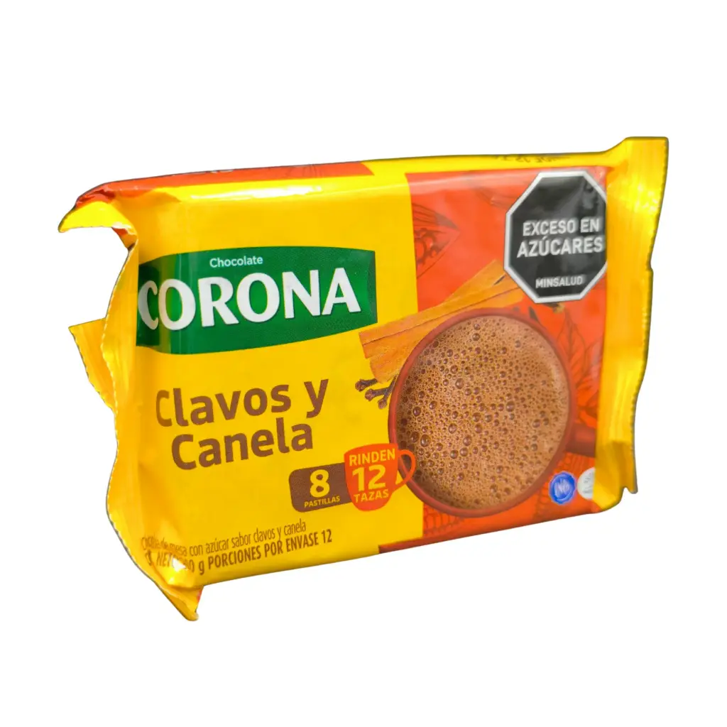 Chocolate Corona con Clavos y Canela (200g) - El sabor tradicional de Colombia