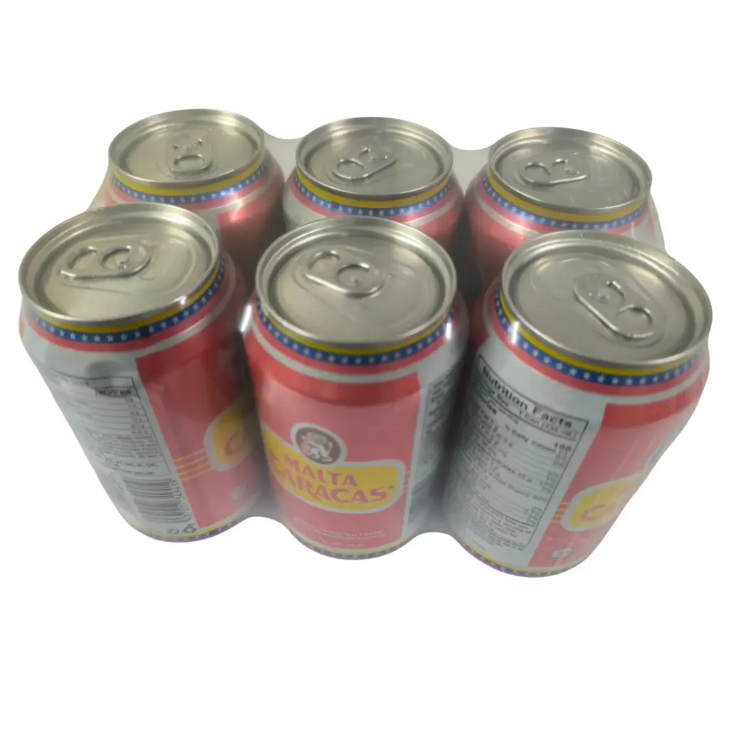 Malta Caracas (Lata 330ml) - Energía y sabor Venezolano en cada sorbo - Pack de 6u