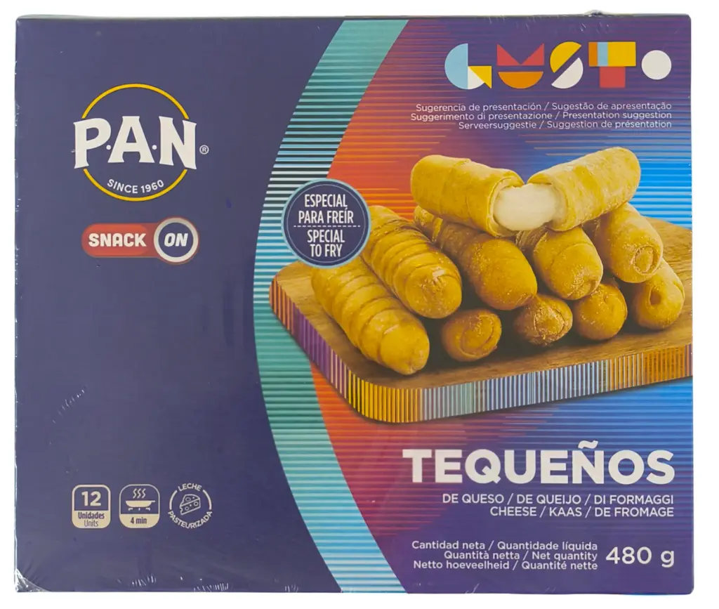 Tequeños Polar Pan - 12u 480 gr - El auténtico sabor venezolano