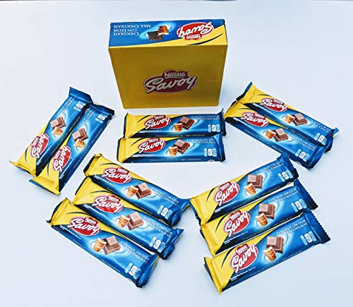 Chocolate de Leche Savoy Caja 12 x 30 gr - El dulce sabor de Venezuela  
