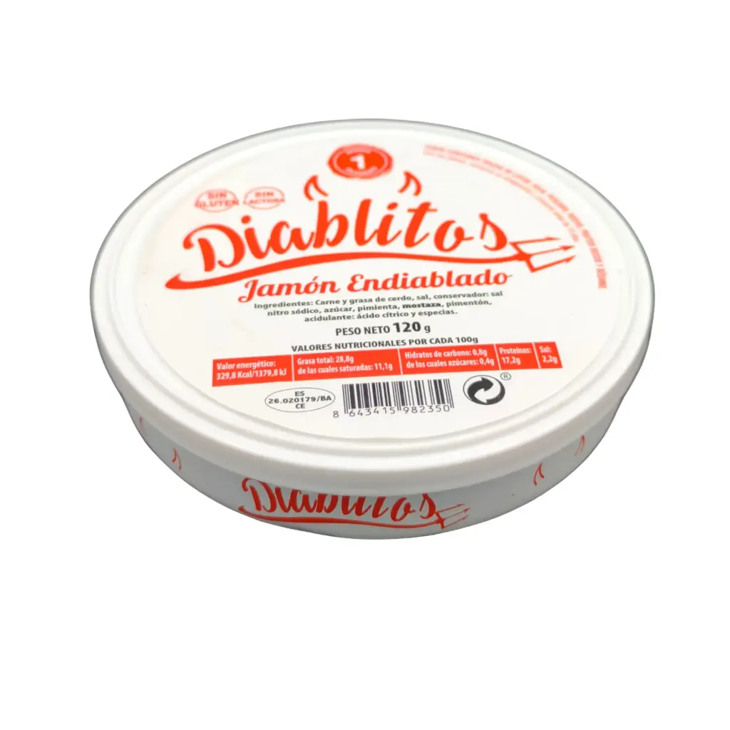 Diablitos Jamón para Untar 120 gr