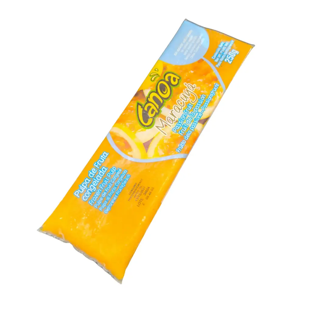 [33336567] Pulpa de Maracuyá Congelada Canoa (250g) - Ideal para Jugos y Postres