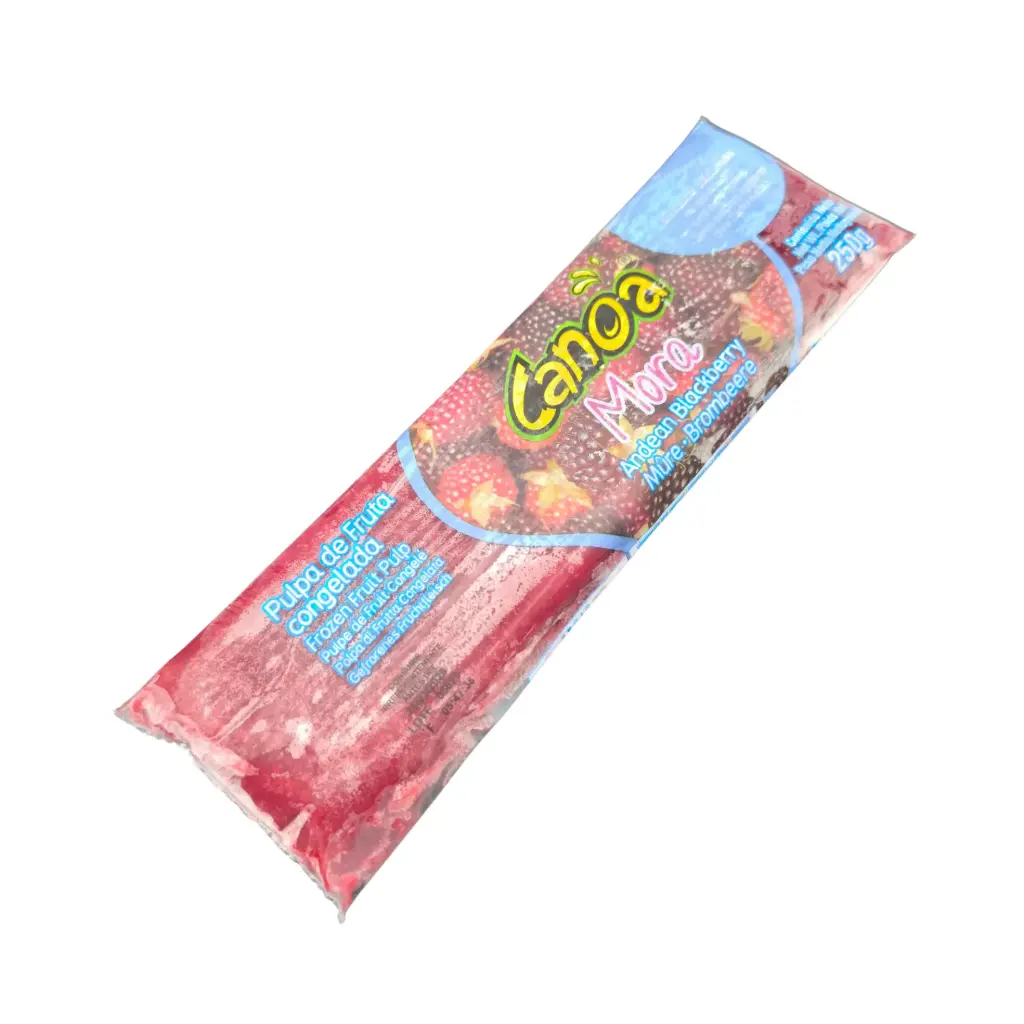 Pulpa de Mora Congelada Canoa (250g) - Fruta Tropical Seleccionada