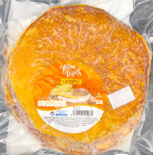 [33336607] Cachapas de Maíz Dulce Teque Tapas (700g) - Pack de 5 unidades