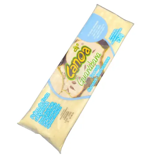 [33336568] Pulpa de Guanábana Congelada Canoa (250g) - Cremosa y Refrescante 