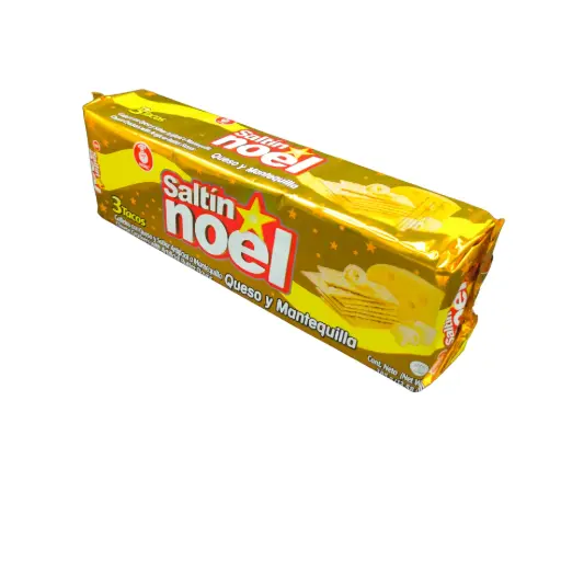 [33337158] Galletas Saltin Queso Mantequilla Noel 385 gr