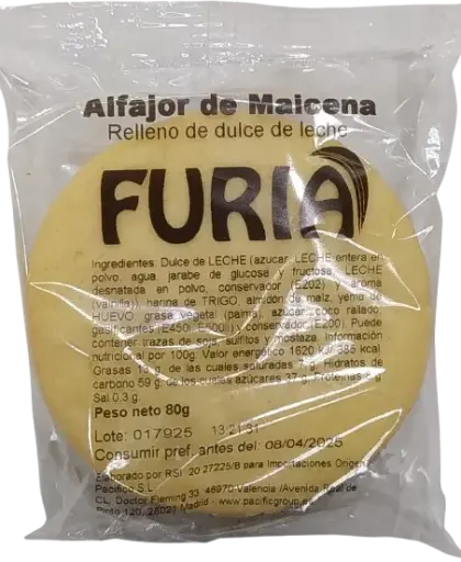 Alfajores Furia 80 gr