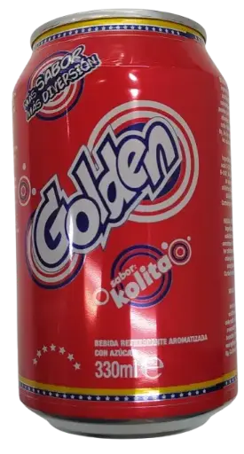 Refresco Golden Kolita (330ml) - El sabor más dulce y divertido de Venezuela