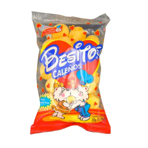Besitos Caleños (28g) - El snack crujiente y tradicional del Valle
