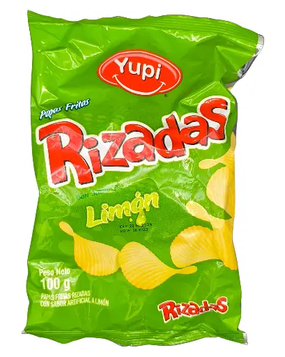 Papas Fritas Rizadas Yupi Limón 100 gr