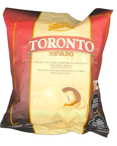 Bombones Toronto Nevado Savoy (Bolsa x 12 unidades) - Chocolate Blanco y Avellana - Venezuela