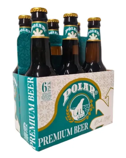 Cerveza Polar Pilsen Premium (Pack 6 botellas x 330ml) - El sabor original de Venezuela